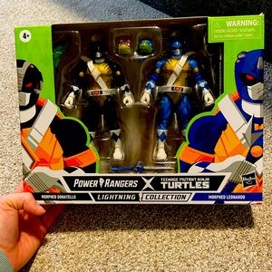 Power Rangers Teenage Mutant Ninja Turtles Lightning Donatello & Morphed Leonard